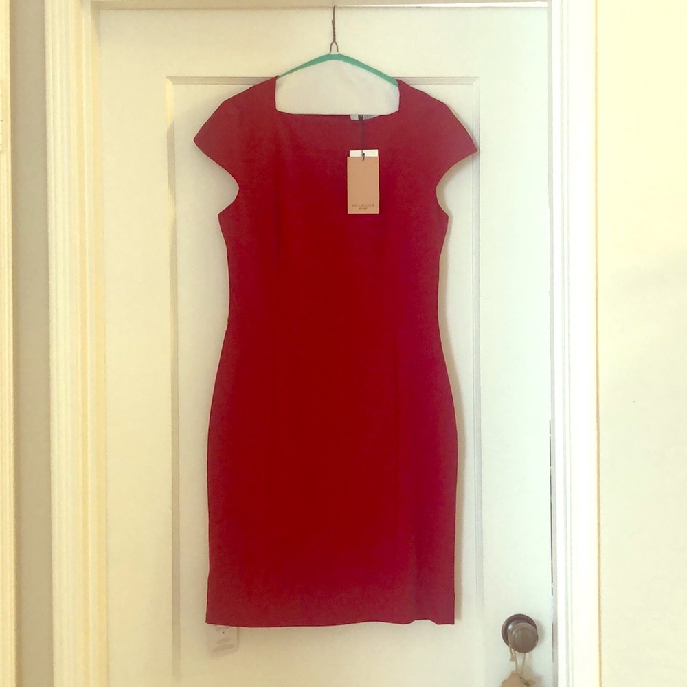 MM La Fleur Ashley dress. Crimson 10